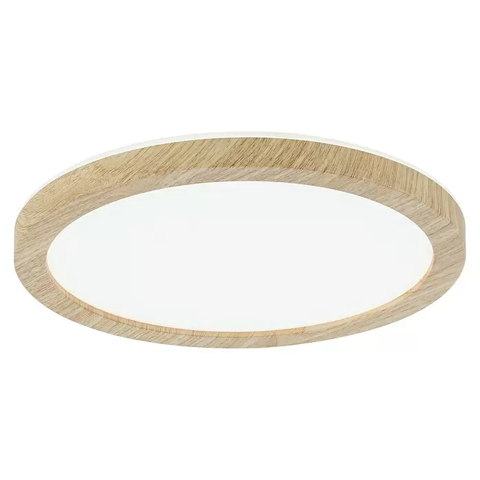 Paulmann LED-Panel rund Atria Shine IP4412,5 W, Durchmesser: 19 cm, Holz, Neutralweiß