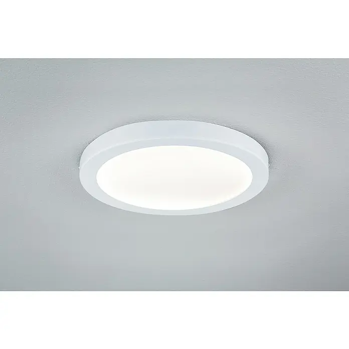 Paulmann LED-Panel rund Abia - 24 W, Weiß, Warmweiß - Deckenleuchte mit runder, weißer Abdeckung. Ein modernes und helles Beleuchtungselement für jeden Raum mit angenehmem Licht.