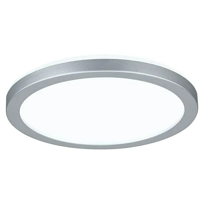 Paulmann LED-Panel rund Atria Shine - Durchmesser: 19 cm, 12,5 W, Chrom, Neutralweiß - Runde Deckenleuchte mit silbernem Rahmen und hellem, diffusem Licht. Das moderne Design sorgt für eine angenehme Beleuchtung im Raum.