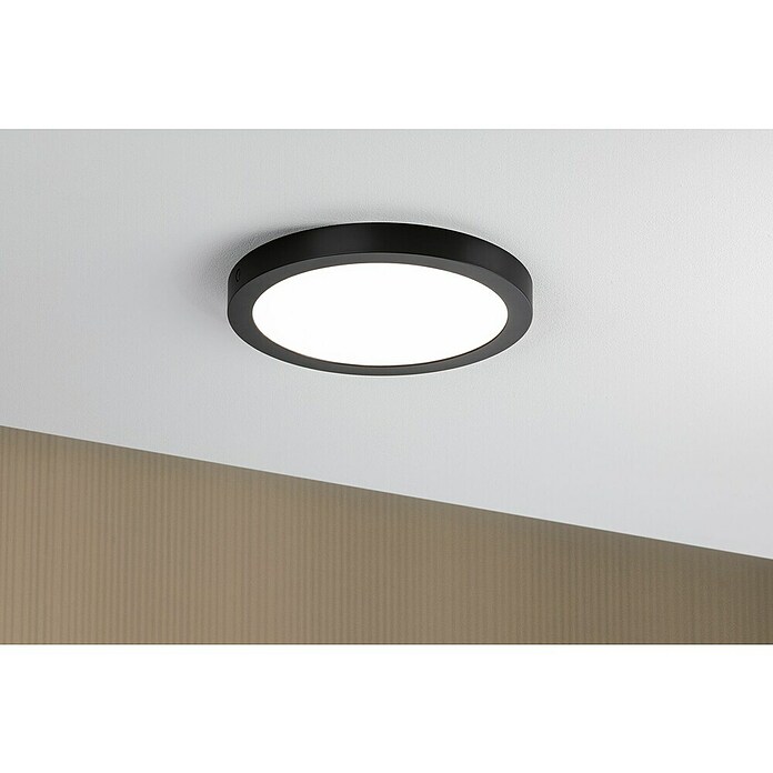 Paulmann LED-Panel Abia (24 W, Schwarz, Neutralweiß) | BAUHAUS