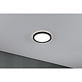 Paulmann LED-Panel Atria Shine (Durchmesser: 19 cm, 12,5 W, Schwarz, Neutralweiß)