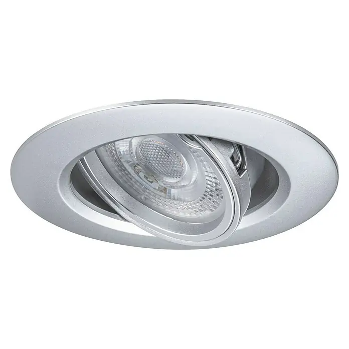 Paulmann Einbauleuchte - 10 W, 9 cm, Chrom, 3 Stk., Schwenkbar - Deckenleuchte in Silber. Die Einbauleuchte ist schwenkbar und bietet eine flexible Beleuchtung für jeden Raum, dank ihres modernen Designs.