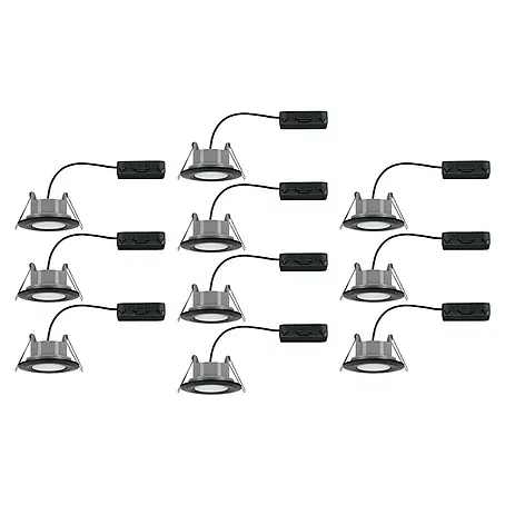 Paulmann  LED-Einbauleuchten-Set rund Calla