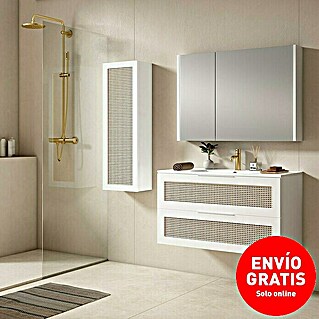 Mueble de lavabo Akua (L x An x Al: 45 x 100 x 55 cm, Blanco, Mate)