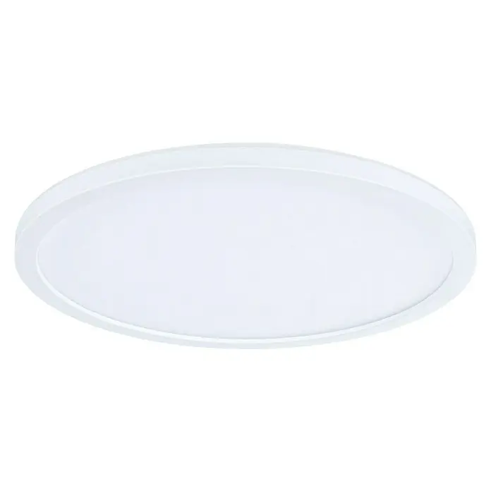 Paulmann LED-Panel rund Atria Shine IP44 - Warmweiß, 19 W, Weiß, Durchmesser: 29,3 cm - Nahaufnahme einer modernen, runden LED-Deckenleuchte in Weiß, die sich ideal für die Beleuchtung von Innenräumen eignet.