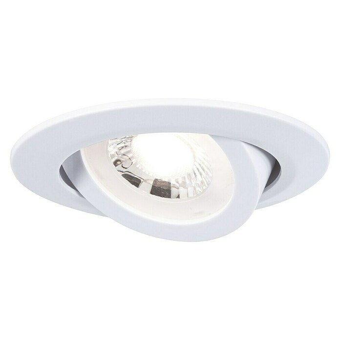 Paulmann LED-Einbauleuchten-Set rund (4,8 W, Ø x H: 8,2 x 3 cm, Weiß, 10 Stk., Warmweiß) | BAUHAUS