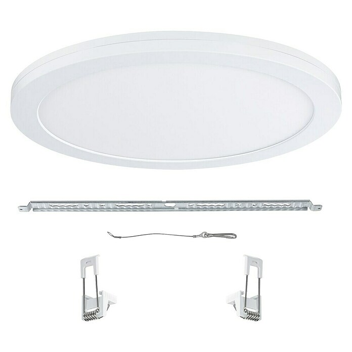 Paulmann LED ugradbena svjetiljka, okrugla  (24 W, Ø x V: 33 x 1,9 cm, Bijela, Neutralno bijelo) | BAUHAUS