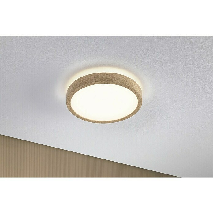 Paulmann LED-Panel rund Cosara (15 W, Ø x H: 30 x 6,2 cm, Beige, Warmweiß) | BAUHAUS