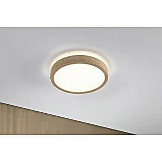 Paulmann LED-Panel rund Cosara (15 W, Ø x H: 30 x 6,2 cm, Beige, Warmweiß)