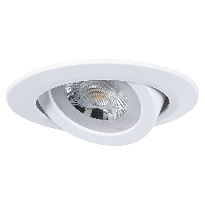 Paulmann LED-Einbauleuchten-Set rund (4,8 W, Ø x H: 8,2 x 3 cm, Weiß, 10 Stk., Warmweiß) | BAUHAUS