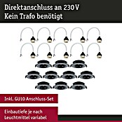 Paulmann Einbauleuchten-Set (Schwarz, 10 Stk.) | BAUHAUS