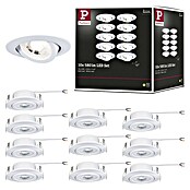 Paulmann LED-Einbauleuchten-Set rund (4,8 W, Ø x H: 8,2 x 3 cm, Weiß, 10 Stk., Warmweiß) | BAUHAUS