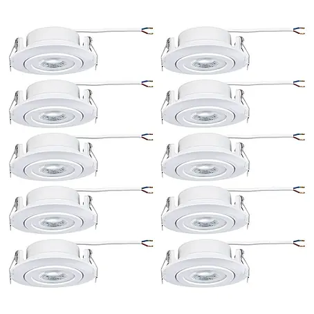 Paulmann  LED-Einbauleuchten-Set rund