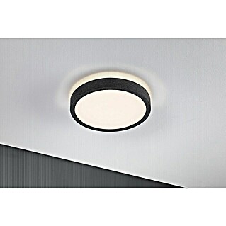 Paulmann LED-Panel rund Cosara (15 W, Ø x H: 30 x 6,2 cm, Dungelgrau, Warmweiß)