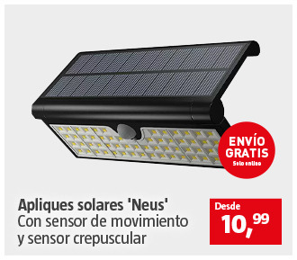 Aplique LED solar