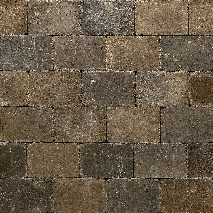 Betontegel Trommelsteen Bruin Zwart (Beton, 30 x 20 x 6 cm, Bruin Zwart) | BAUHAUS