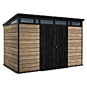 Keter Spremište Ashwood  (Vanjska dimenzija uklj. krovni prevjes (Š x D): 342 x 218 cm, Plastika, Antracit, smeđa) | BAUHAUS