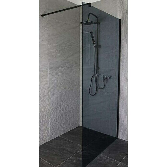 Tuš stena Vetro Black 110  (Š x V: 110 x 200 cm) | Tuš stene | Tuš kabine | Tuširanje | Kopalnica in sanitarije | Izdelki | BAUHAUS