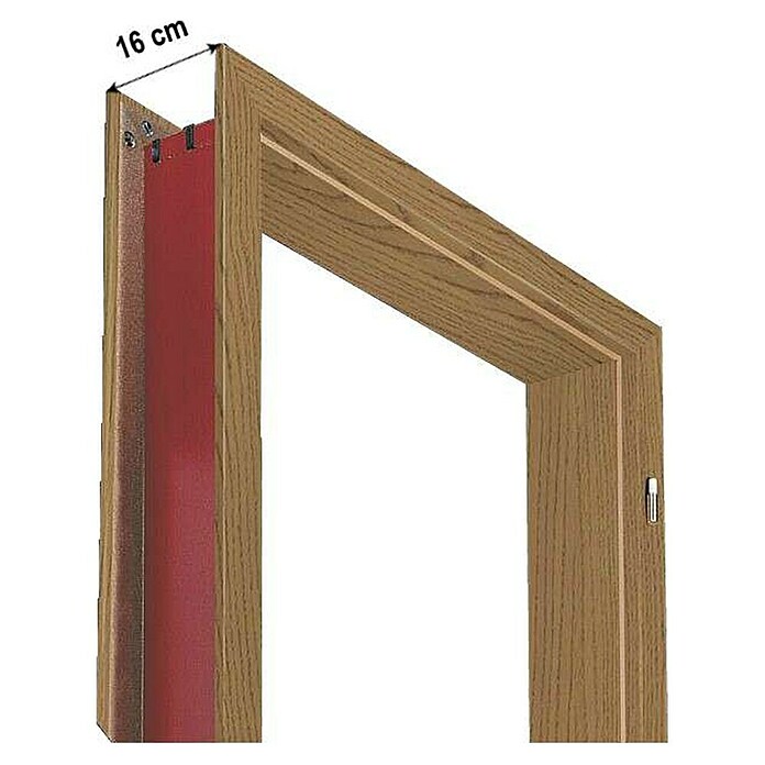 Doornite Dovratnik  (750 x 2.000 mm, Debljina stijenke: 16 cm, Smjer otvaranja: Lijevo, Hrast) | BAUHAUS