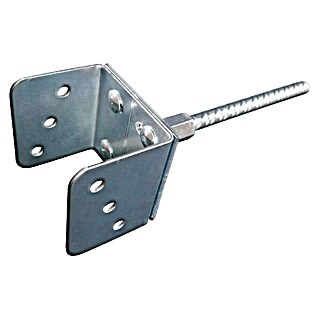 U nosilec za stebre (Nastavljiva širina: 100 mm - 145 mm)