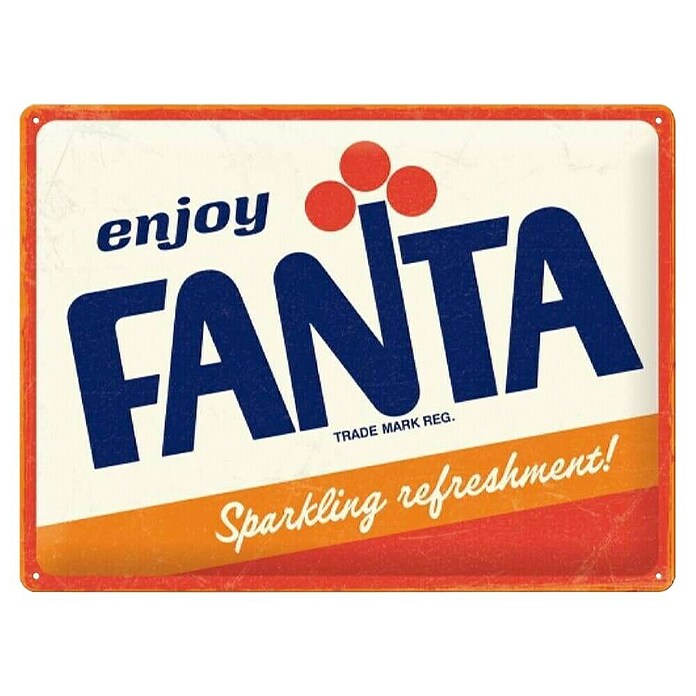 Okrasni panel Retro  (Š x V: 30 x 40 cm) | 6772 - Stahlschilder/Wandobjekte | HFDB - Wanddekoration | HFD - Galerie | HF - Galerie | H - Innendeko/Farben | BAUHAUS