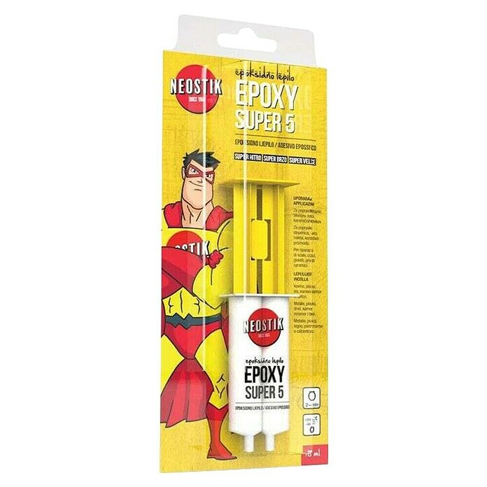 Dvokomponentno ljepilo Neostik EP-111 Epoxy Super 5  (18 g) | BAUHAUS