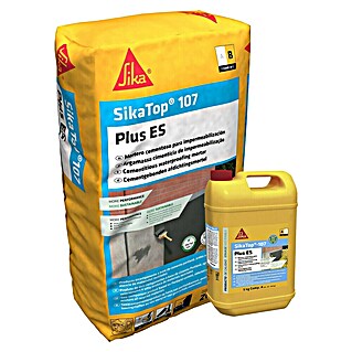 Sika Mortero de cemento Sikatop 107 Plus (Espesor de capa: 1,5 mm, 20 Kg + 5 Kg)