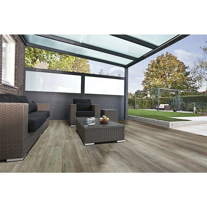Keramische tegel Hout Look Eiken (Keramiek, l x b x d: 120 x 30 x 4 cm, Bruin) | BAUHAUS