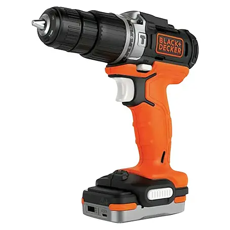 Black+Decker  Taladro atornillador percutor de batería BDCHD12S1-XJ