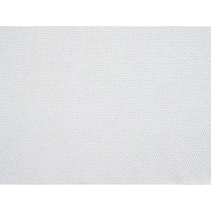 Schlaufenschal Dim - B x H: 135 x 245 cm, 100 % Polyester, Weiß - Nahaufnahme eines weißen Textilgewebes. Die Textur ist fein und gleichmäßig, ideal für Hintergründe oder Designelemente.