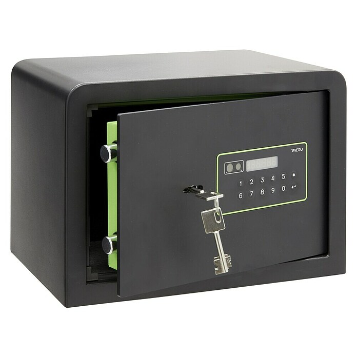 Arregui Kuro Caja fuerte (L x An x Al: 25 x 35 x 25 cm, Negro/Verde, 16 l) | BAUHAUS