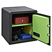 Arregui Kuro Caja fuerte (L x An x Al: 36 x 35 x 38 cm, Negro/Verde, 39 l) | BAUHAUS