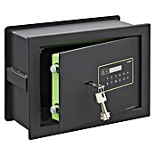 Arregui Kuro Caja fuerte empotrable (L x An x Al: 25 x 36 x 26 cm, Negro/Verde, 16 l) | BAUHAUS