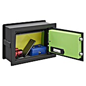 Arregui Kuro Caja fuerte empotrable (L x An x Al: 25 x 36 x 26 cm, Negro/Verde, 16 l) | BAUHAUS