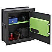 Arregui Kuro Caja fuerte empotrable (L x An x Al: 25 x 36 x 39 cm, Negro/Verde, 24 l) | BAUHAUS