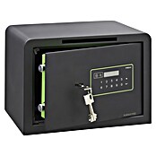 Arregui Kuro Caja fuerte (L x An x Al: 25 x 35 x 25 cm, Negro/Verde, 16 l, Ranura) | BAUHAUS