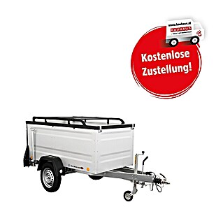 Anhänger KT-EB2 (Nutzlast: 716 kg, Einachser, Kasteninnenmaß: (L x B x H): 2020 x 1075 x 780 mm, Gebremst)