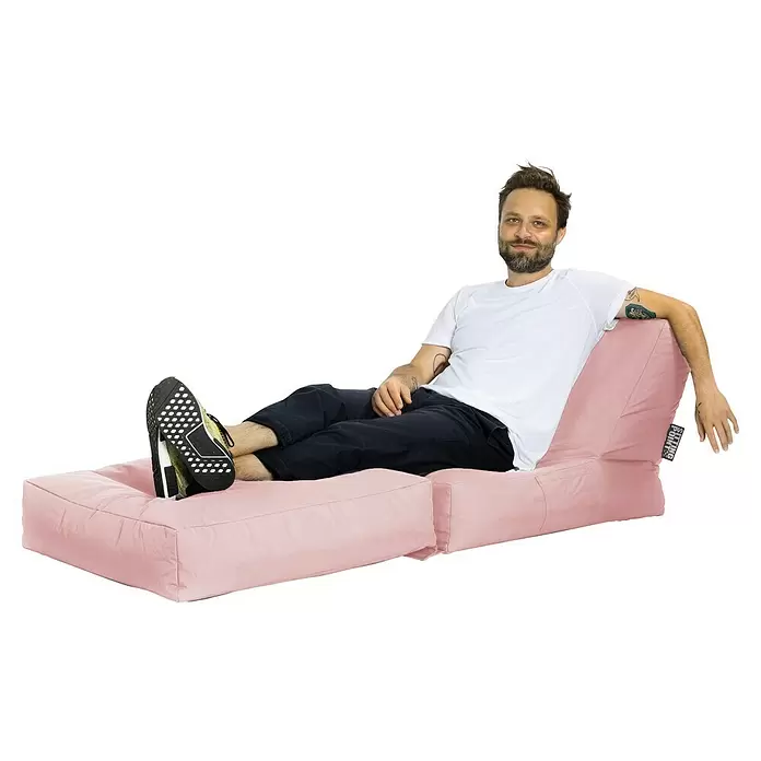 Sitting Point Sitzsack Twist Scuba90 x 70 x 80 cm, Altrose, 100 % Polyester/100 % Polyvinylchlorid