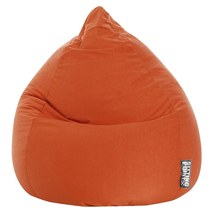 Sitting Point Sitzsack Beanbag Easy (XL, Orange, 100 % Polyester) | BAUHAUS