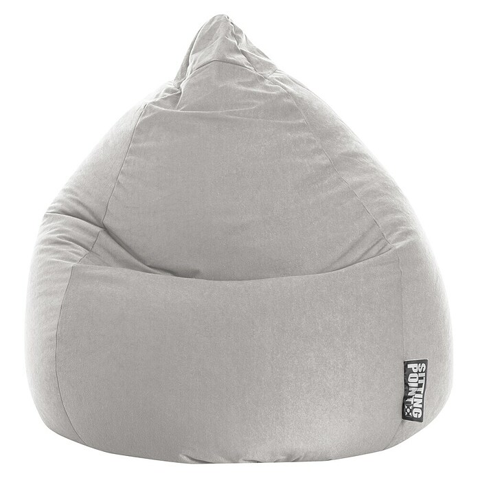 Sitting Point Sitzsack Beanbag Easy (XL, Grau, 100 % Polyester) | BAUHAUS