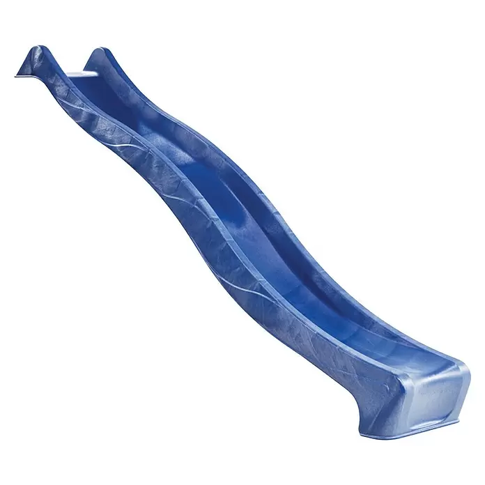 Rutsche - Kunststoff, Hellgrün, Länge: 300 cm - Blauer Kunststoff-Rutsche für draußen.