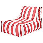 Sitting Point Sitzsack Santorin Rock (100 x 65 x 65 cm, Rot/Weiß, 100 % Polypropylen) | BAUHAUS