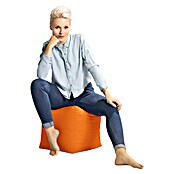 Sitting Point Sitzhocker Cube Scuba (40 x 40 x 40 cm, Orange, 100 % Polyester) | BAUHAUS