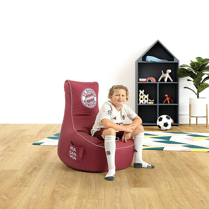 Sitting Point Sitzsack VIP Swing (95 x 65 x 90 cm, FC Bayern München, 100 % Polyester) | BAUHAUS