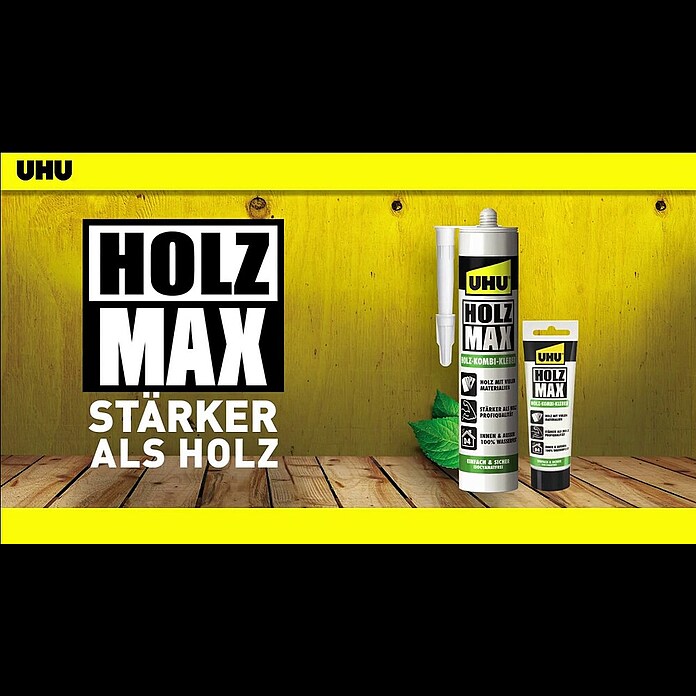 UHU Konstruktionskleber Holz Max Holz-Kombi-Kleber (380 g, Kartusche) | BAUHAUS