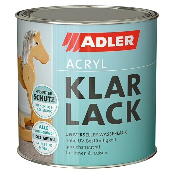 Adler Klarlack (Farblos, 125 ml)