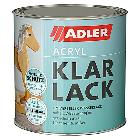 Adler Klarlack (Farblos, 750 ml, Glänzend)