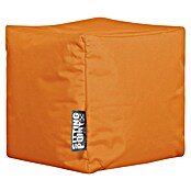 Sitting Point Sitzhocker Cube Scuba (40 x 40 x 40 cm, Orange, 100 % Polyester) | BAUHAUS