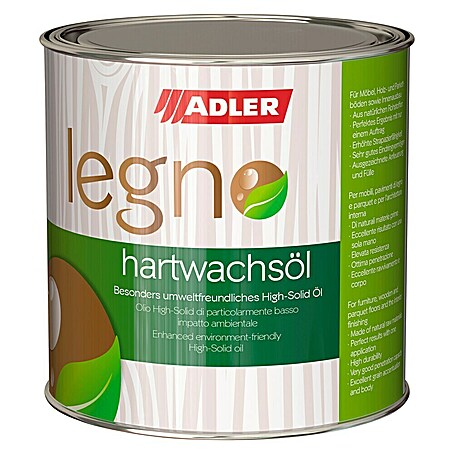 Adler Hartwachsöl Legno (Farblos, 750 ml)