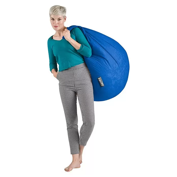 Sitting Point Sitzsack Beanbag EasyXL, Dunkelblau, 100 % Polyester